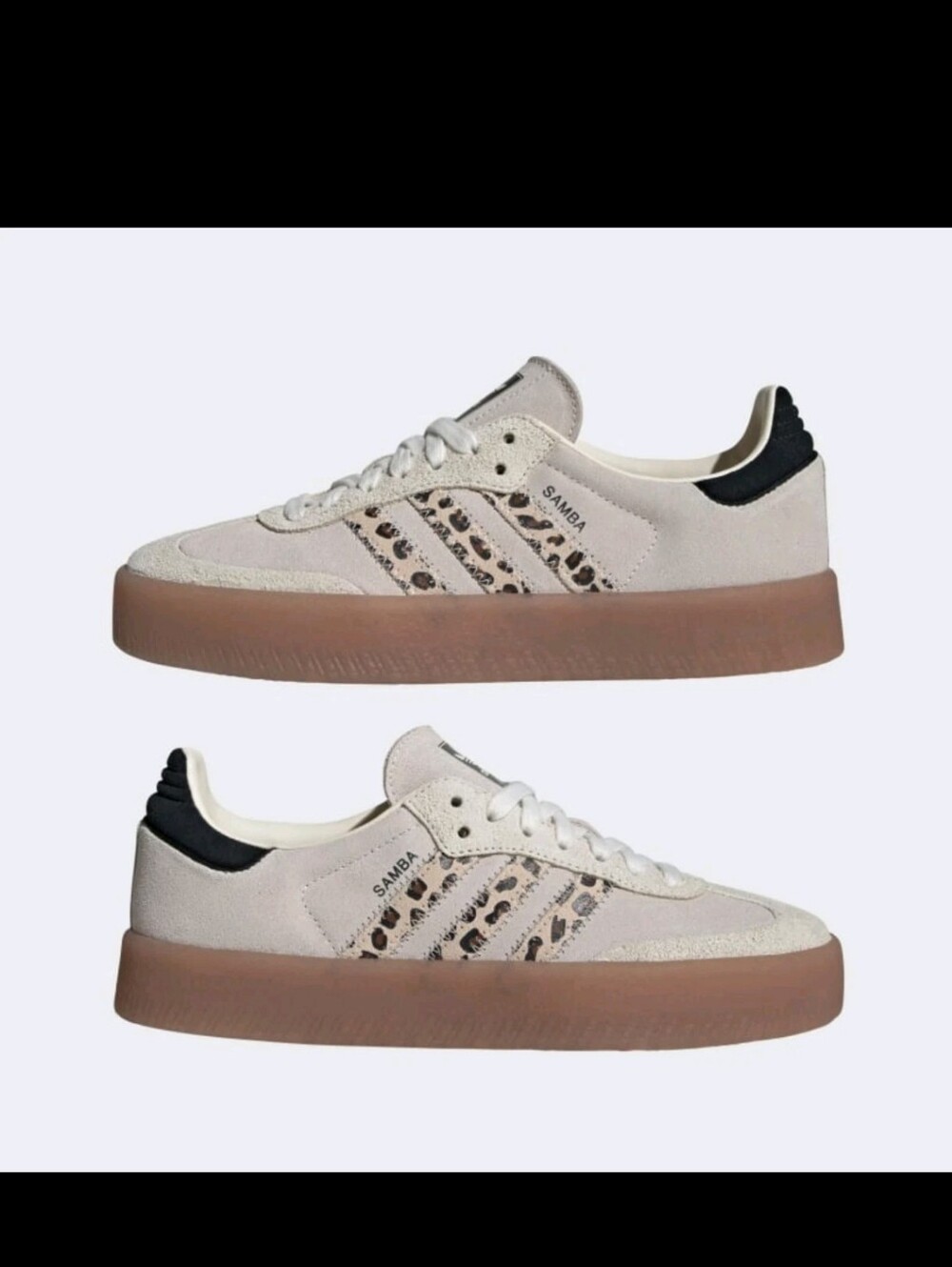 Adidas Sambae Leopard Off White Women’s Sneakers